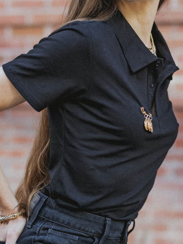 The Perfect Polo Shirt With a Chic Twist